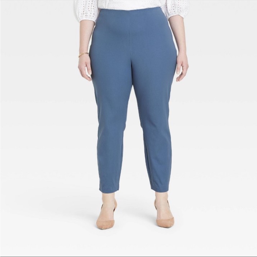 A New Day Women's High-Rise Slim Fit Ankle
Pants - Blue - 26W